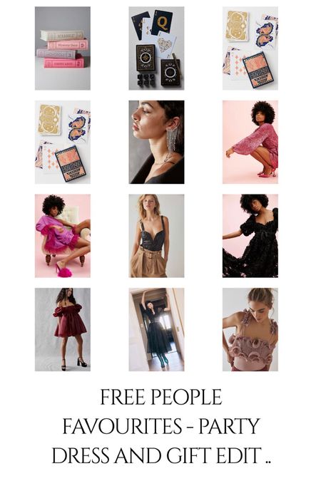 Free People favourites…. Party dress and gift edit 💕