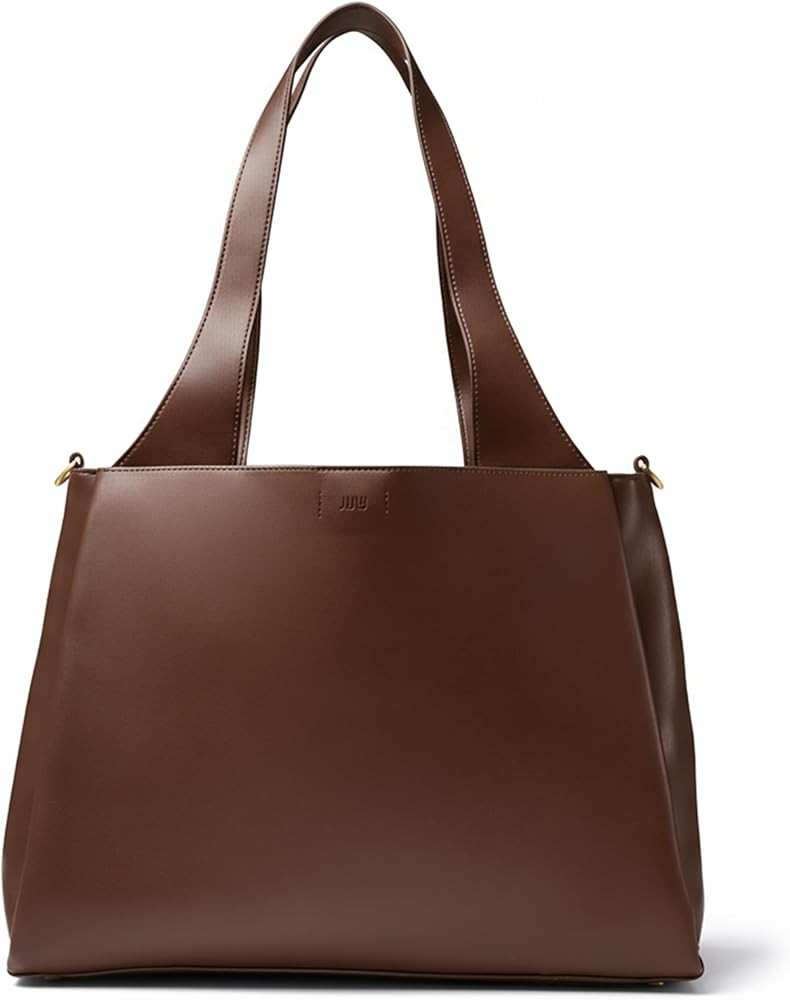 July Juliette Soft Work Tote - Tote Bag for Women with Laptop Sleeve, Detachable Crossbody Strap,... | Amazon (US)