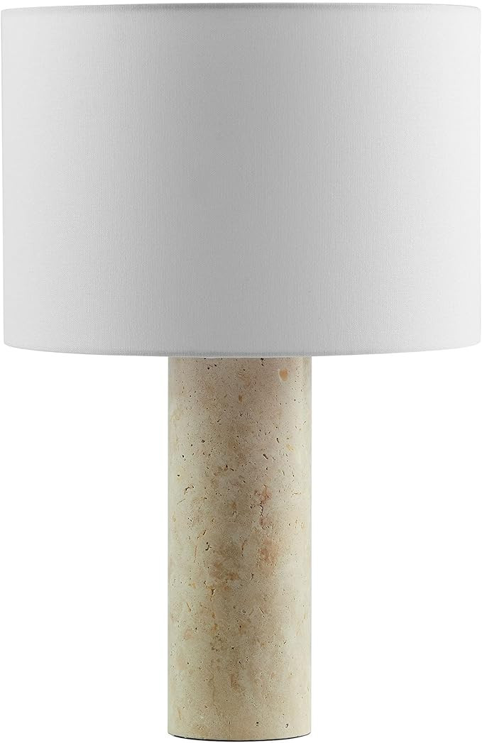 Modway Zenith Travertine Stone Pillar Table Lamp in Travertine | Amazon (US)