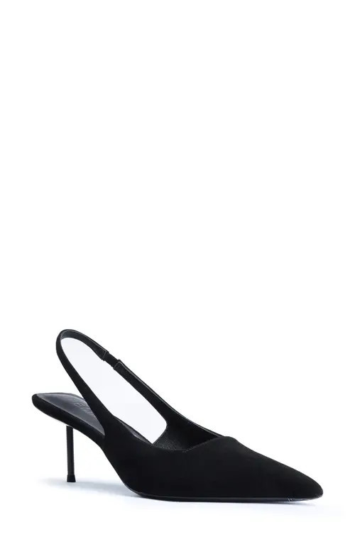 FEMME LA G55 Slingback Pump in Black at Nordstrom, Size 11Us | Nordstrom