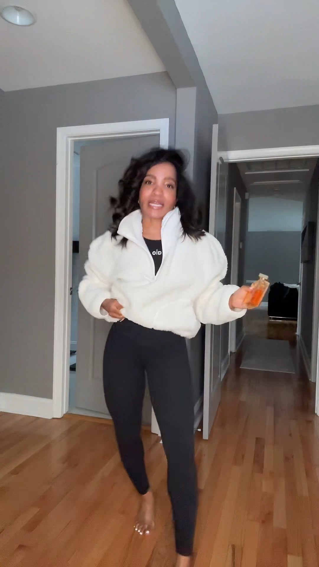 Cozy and comfy date night outfit for pho with my husband! Here are the outfit and fragrance deets. Linked similar puffer coat options! The sizes of my 1/4 zip are limited but keep checking back as I’m sure Old Navy will restock.

Old Navy 1/4 zip Sherpa jacket 
Amazon CRZ Yoga leggings 
Alo Yoga logo tank
Mango puffer coats
Chanel Gabrielle perfume

#LTKgrwm #LTKootd