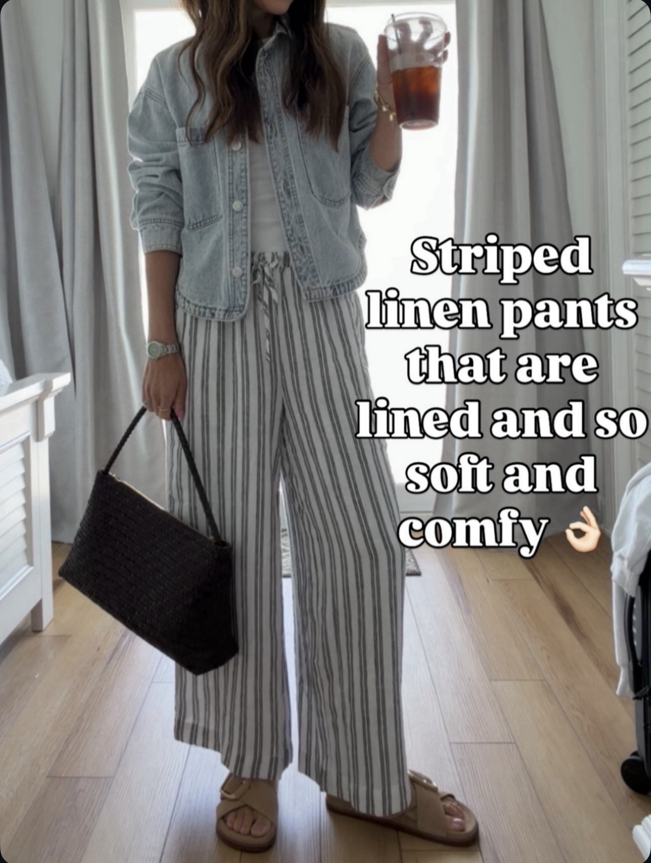 Lined linen pants = no see-through worries 🙌 Soft, breezy, and perfect for summer. Wearing size xs

#LTKootd #LTKmomlife #LTKOver40