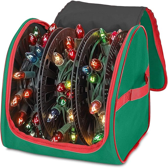 Premium Christmas Light Storage Bag – Heavy-Duty 600D Tear-Proof Material with Reinforced Handl... | Amazon (US)