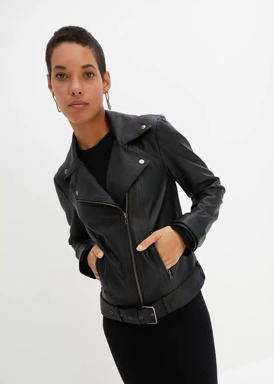 Oversize Biker-Jacke | Bonprix DE