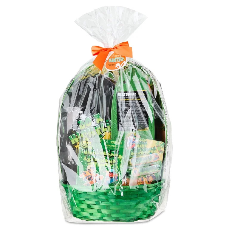 Boys Skateboard Prefilled Easter Basket, by Megatoys | Walmart (US)