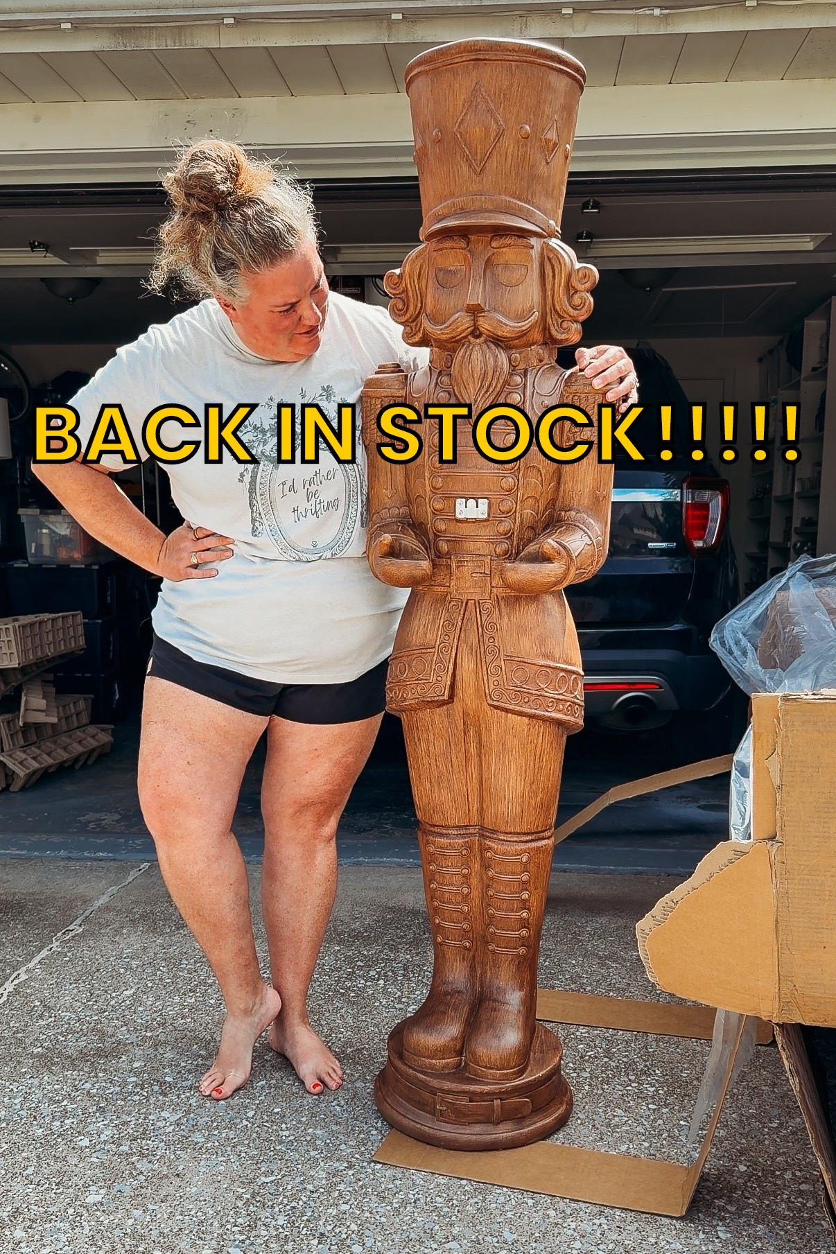 These amazing 6ft nutcrackers are back in stock at Sam’s Club!!!