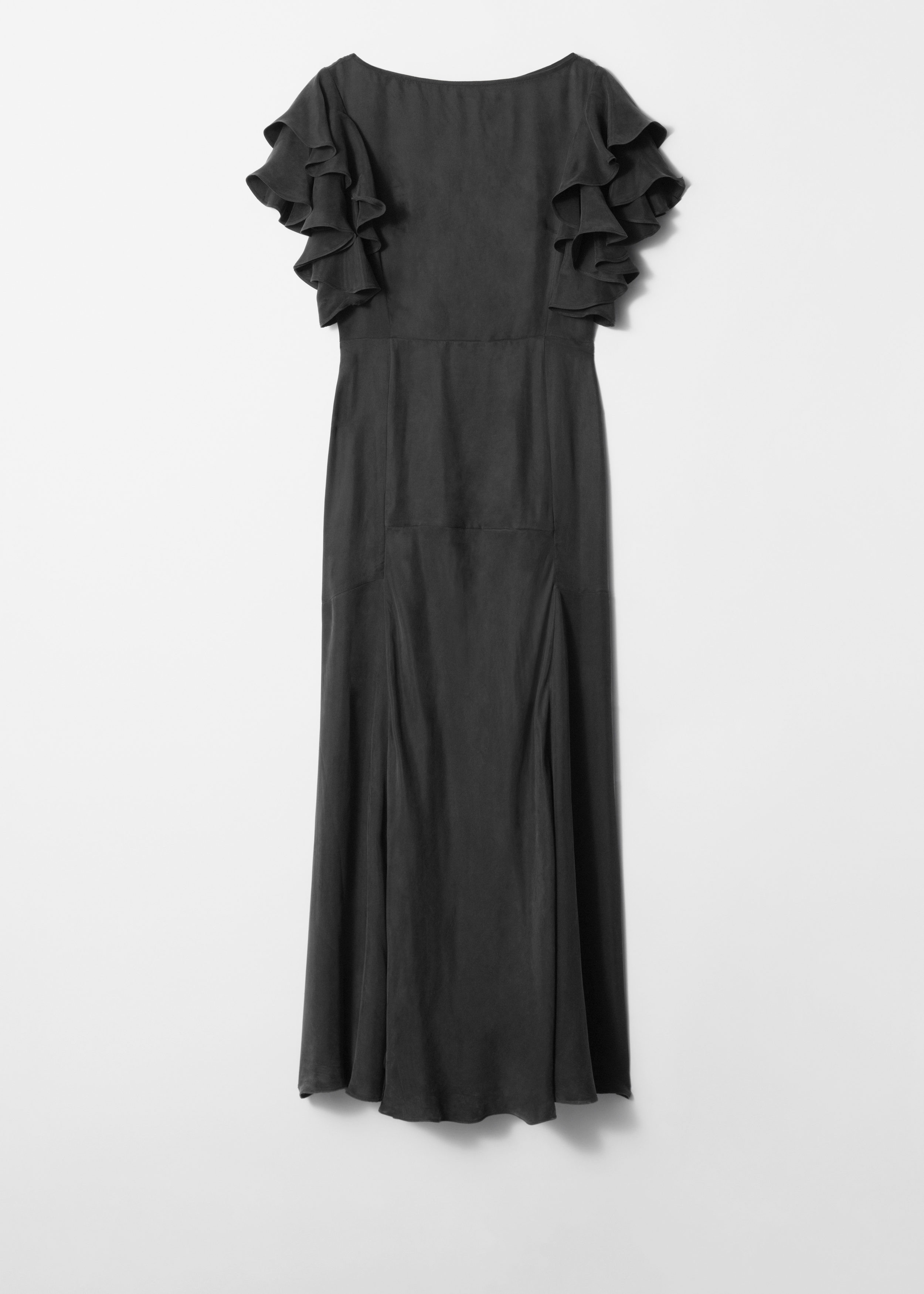 Frilled Satin Maxi Dress | & Other Stories UK