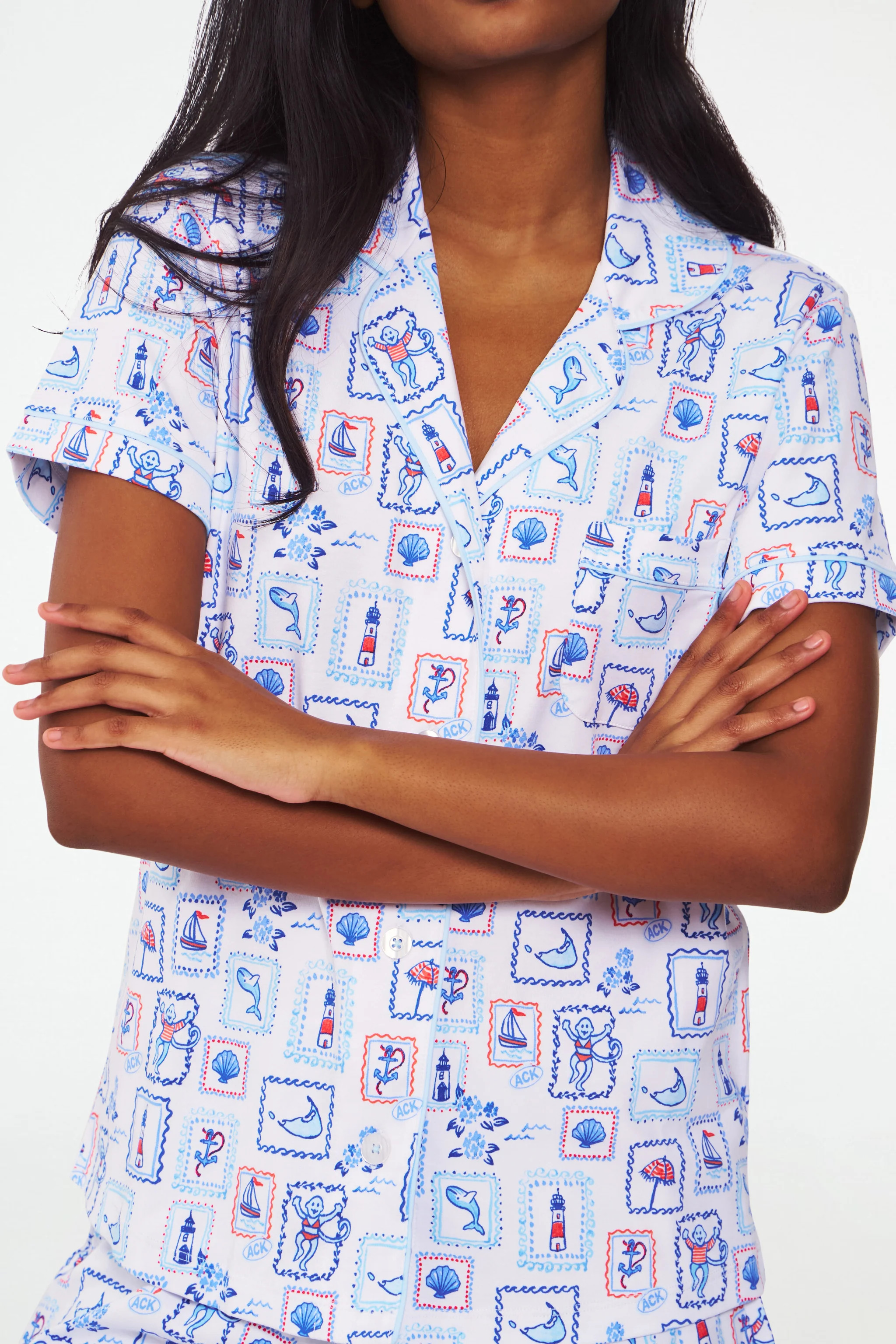 Nantucket Memories Polo Pajamas | Roller Rabbit | Roller Rabbit