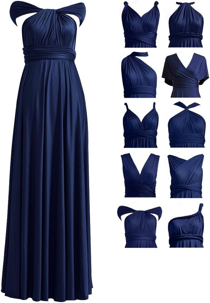 72styles Infinity Dress with Bandeau, Convertible Bridesmaid Dress, Long, Plus Size, Multi-Way Dr... | Amazon (US)