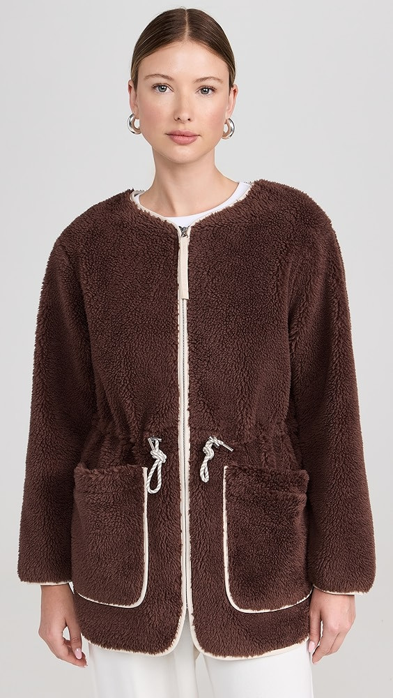 Varley Angelina Sherpa Coat | Shopbop | Shopbop