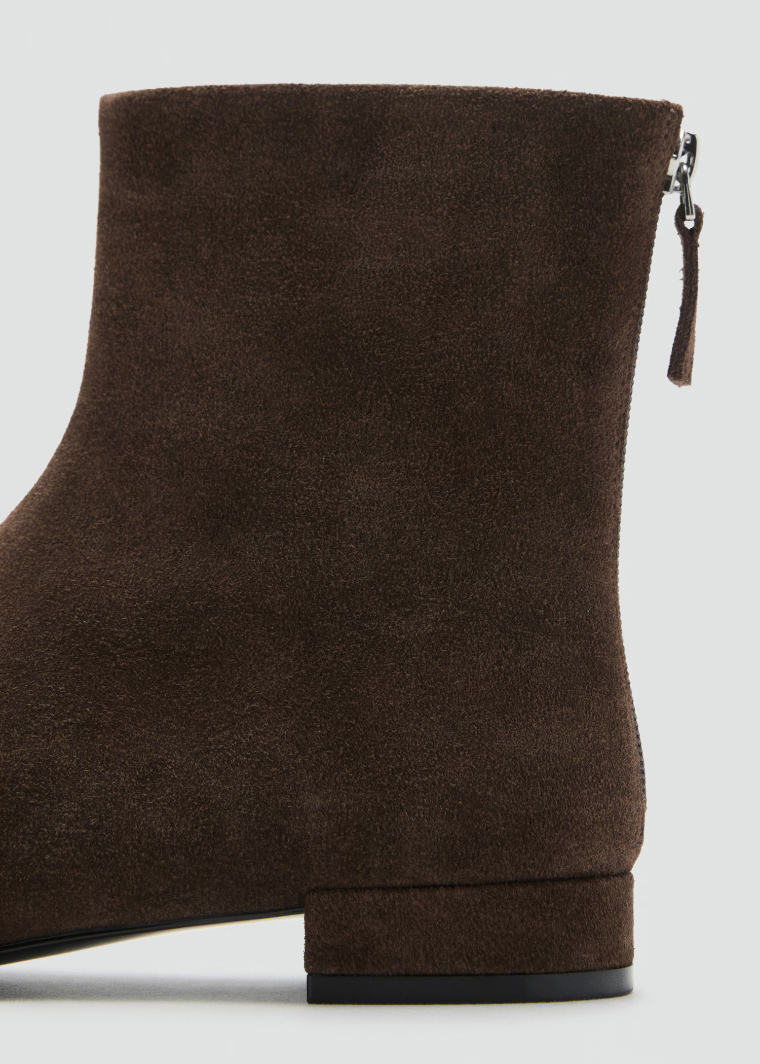 Suede ankle boots with round toe - Women | MANGO USA | Mango (US/MX/AU)