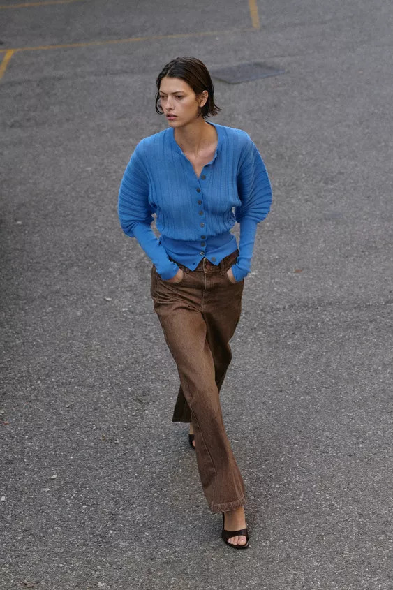 Z1975 MID-RISE WIDE LEG JEANS | Zara US