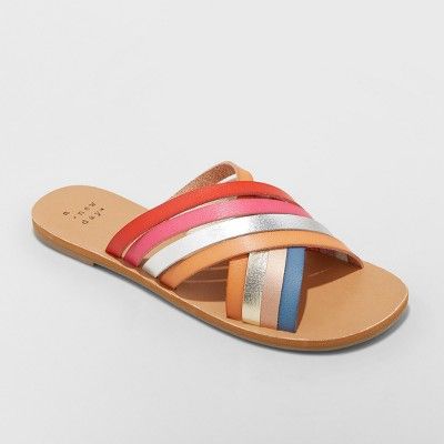 Women's Laila Strappy Slide Sandals - A New Day™ | Target