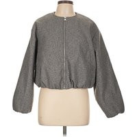 Zara Jacket: Gray Jackets & Outerwear - Size Large | ThredUp (US)