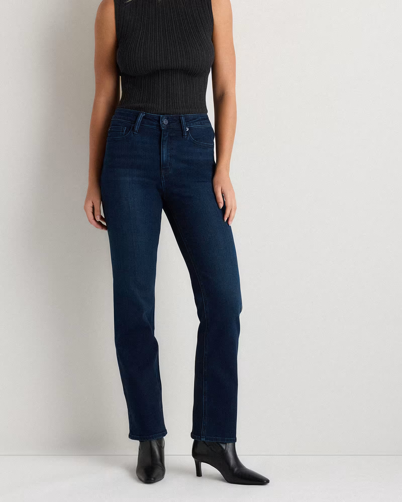 Bella Stretch Straight Jeans | Quince