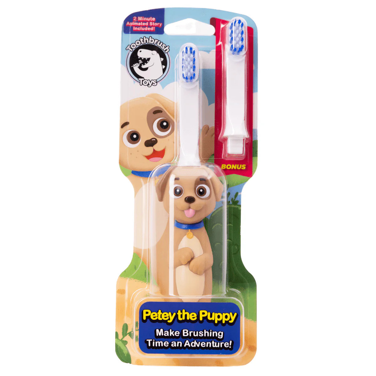 Puppy Toothbrush for Kids - Petey the Puppy Interactive Brush | Toothbrush Toys | Toothbrush Toys