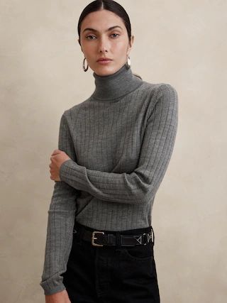Nezha Merino Turtleneck Sweater | Banana Republic (US)