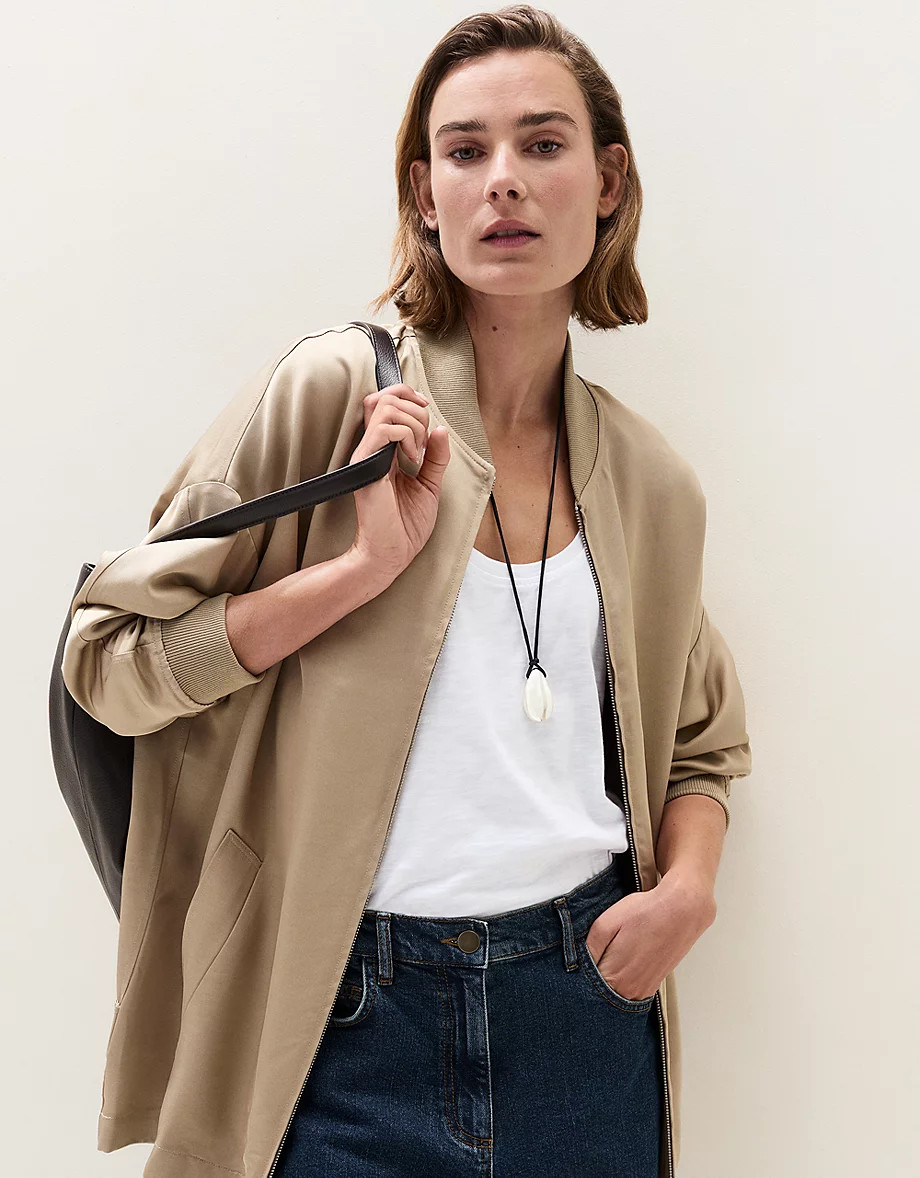 Cord Silver Pendant Necklace | Jewellery & Hair Accessories | The  ... | The White Company UK & ROW