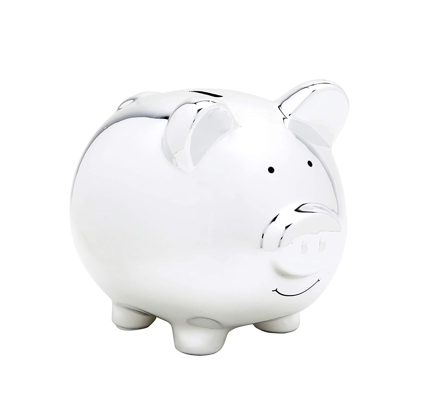 Tiny Ideas Ceramic Piggy Bank, Makes a Perfect Unique Gift, Nursery Décor, Keepsake, or Savings ... | Amazon (US)