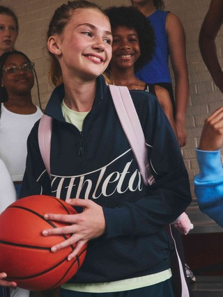 Athleta Girl School Vibes 1/4 Zip Sweatshirt | Athleta