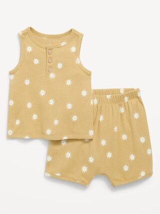 Henley Tank Top and Shorts Set for Baby | Old Navy (US)