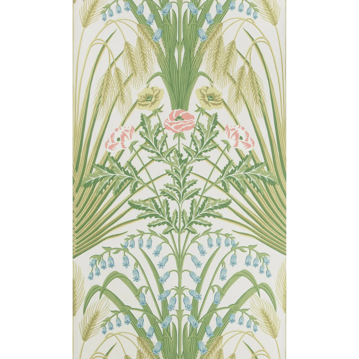 Cole & Son Bluebell Spring Green/Crm Wallpaper | DecoratorsBest