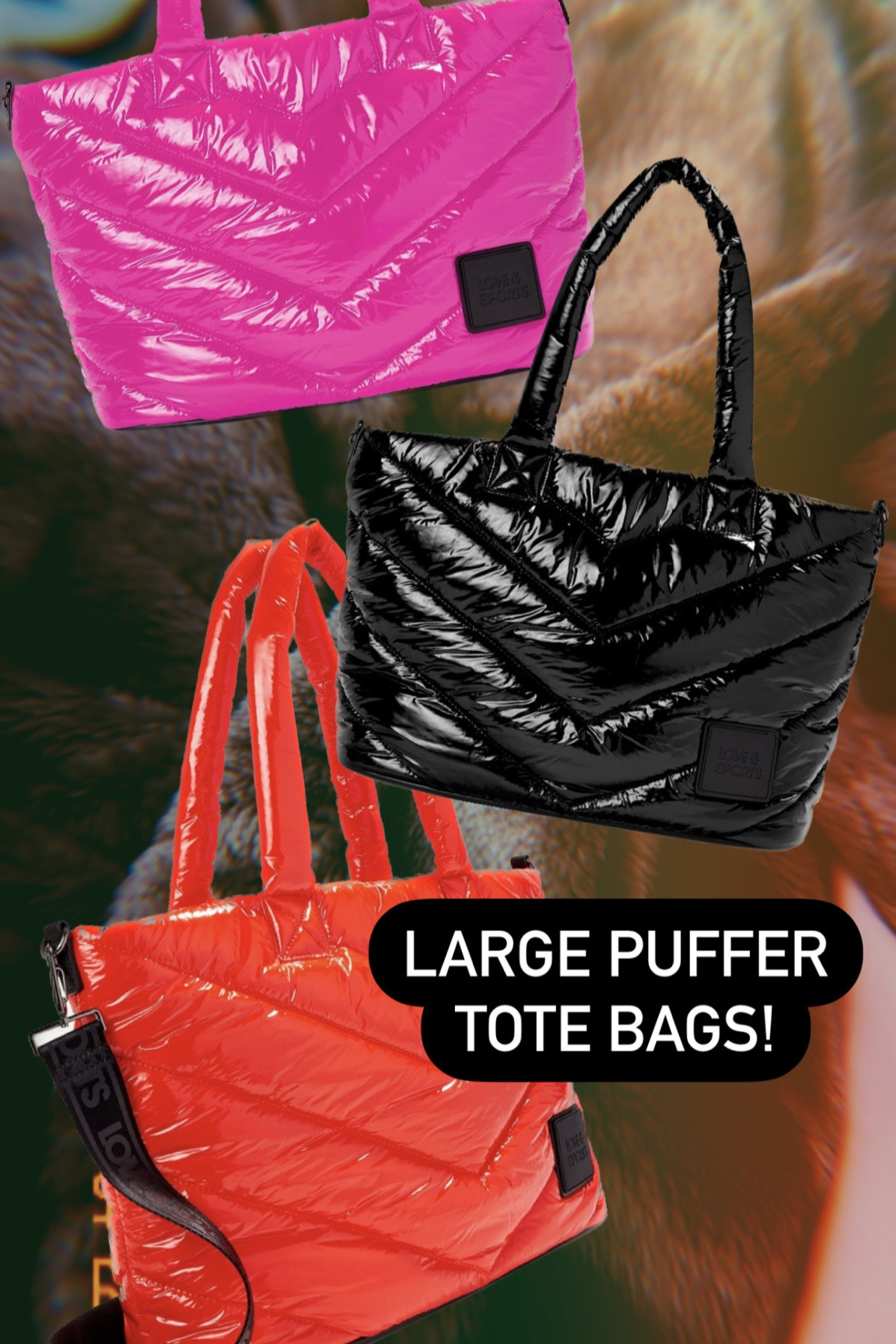 Fun Puffer Tote Bags! Just bought the black one!

#LTKitbag #LTKunder50 #LTKHoliday
