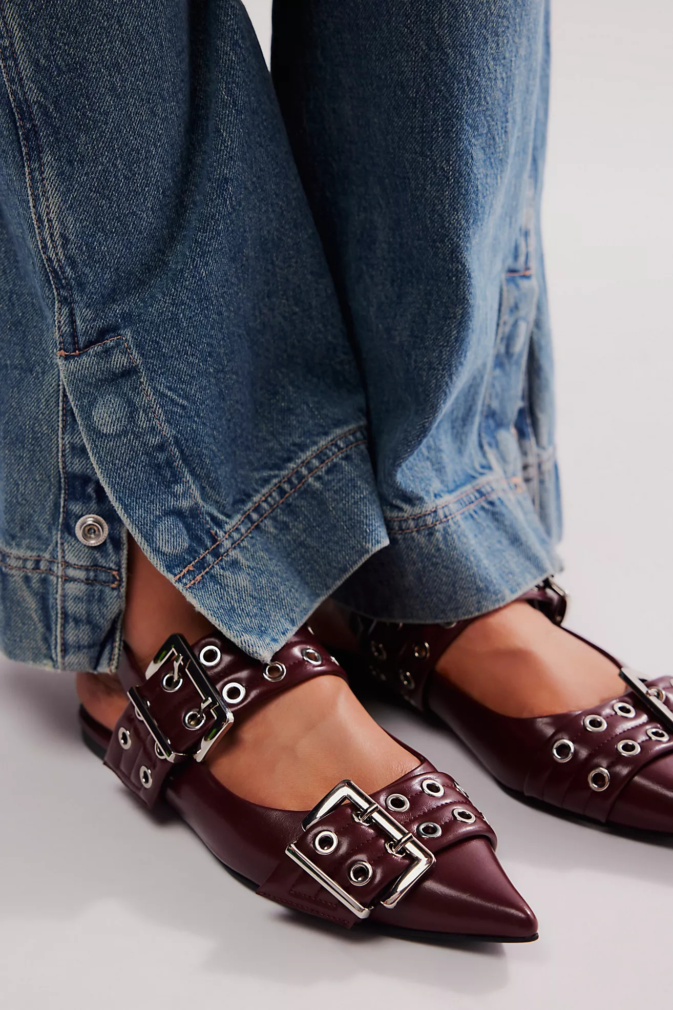 Lilly Buckle Slingback Flats | Free People (Global - UK&FR Excluded)