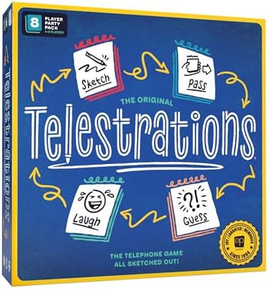 Telestrations 8 Player 2nd Edition Board Game, Award Winning Hilarious and Unpredictable Must Hav... | Amazon (US)