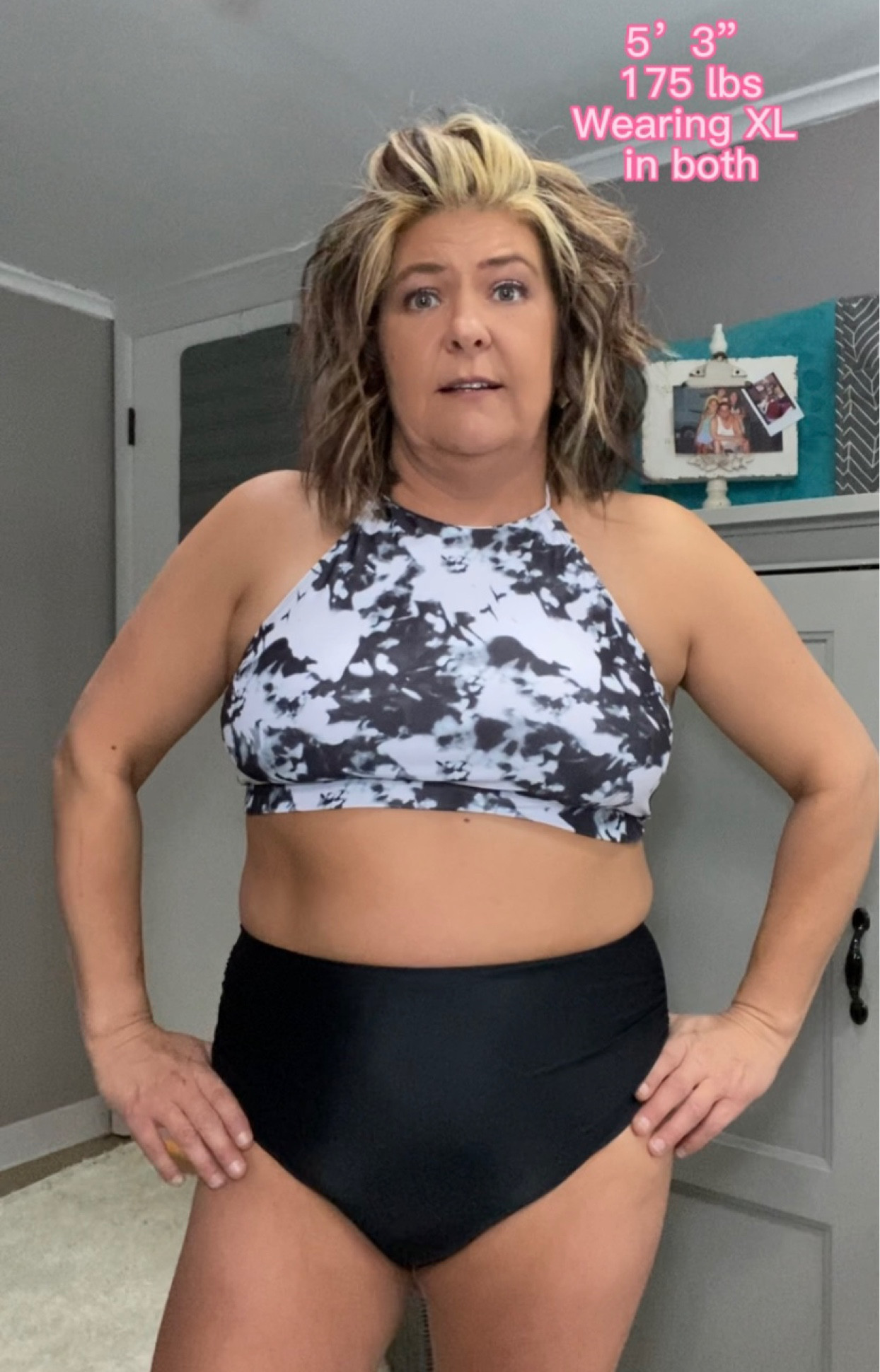 Shein 2 piece swimsuit! #sheinswimsuit #shein #midsize #over40swimsuit #2pieceswimsuit