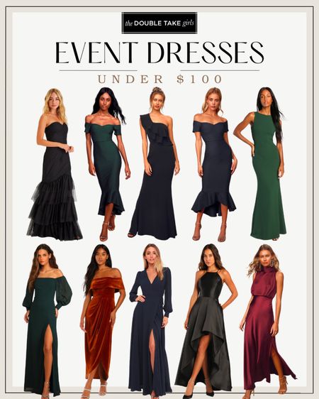 So many gorgeous event dresses that are affordable as well! Many of them come in additional colors too. 

#LTKHoliday #LTKstyletip