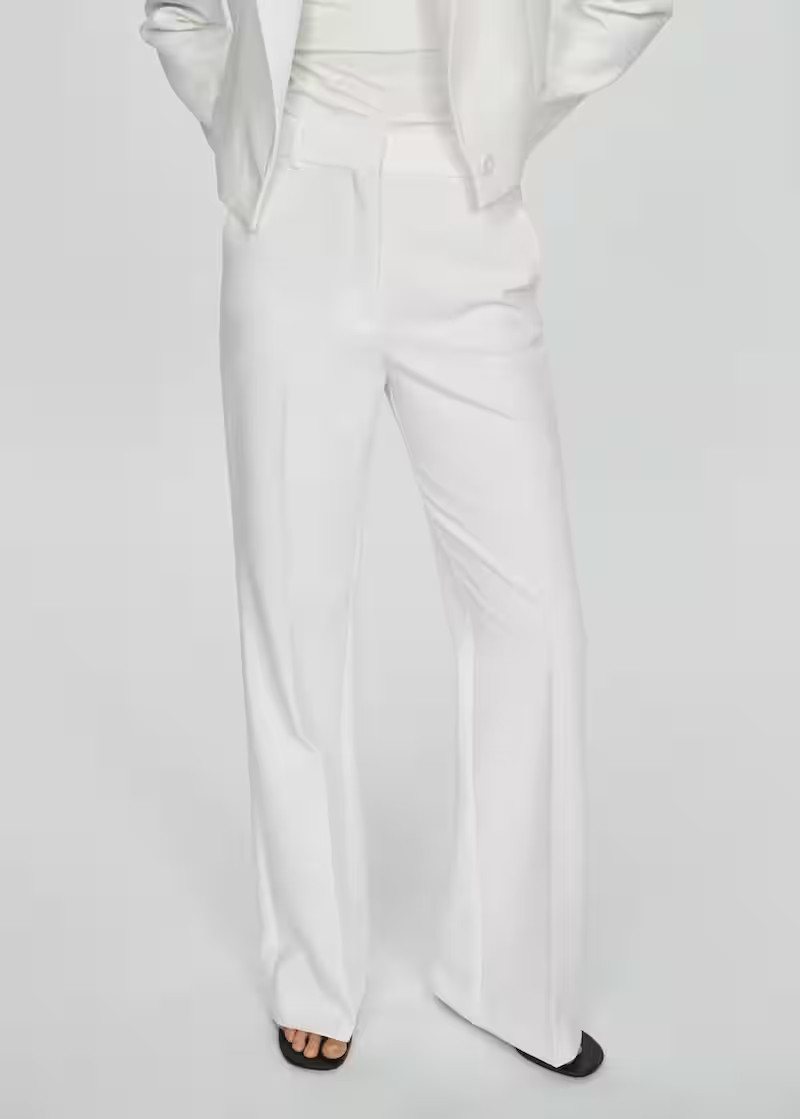 Straight suit pants -  Women | Mango USA | MANGO (US)