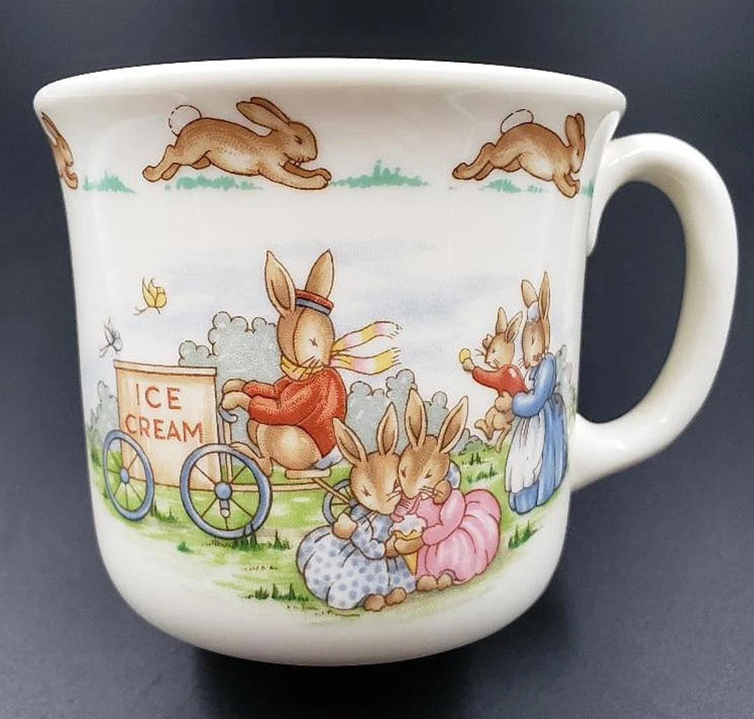 Royal Doulton Bunnykins "Ice cream" Bone China cup | Etsy (US)