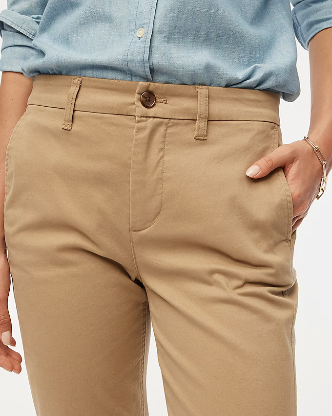 High-rise girlfriend chino pant | J.Crew Factory