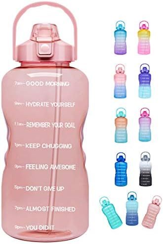 Venture Pal Large Half Gallon/64oz Motivational Water Bottle with Time Marker & Straw,Leakproof T... | Amazon (US)
