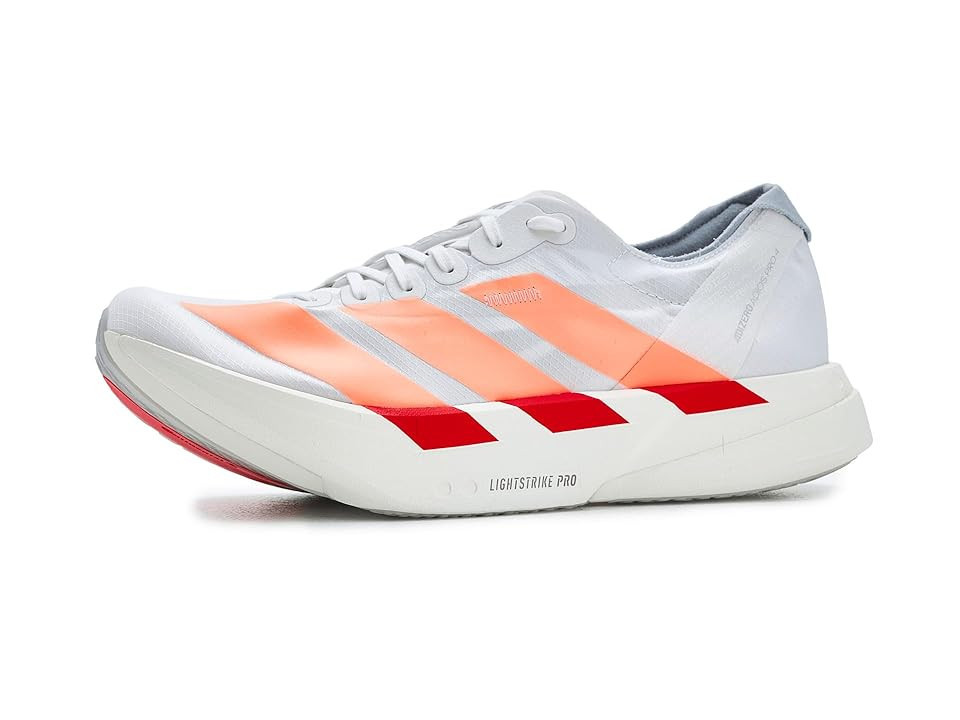 adidas Adizero Adios Pro 4 Running Shoes Women's Shoes White/Beam Orange/Lucid Red: 6 C - Medium | Zappos.com