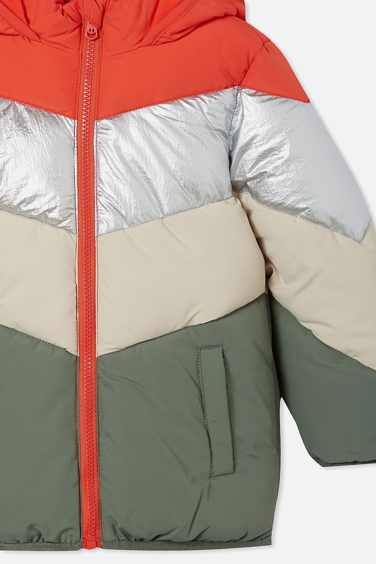 Frankie Spliced Puffer Jacket | Cotton On (ANZ)