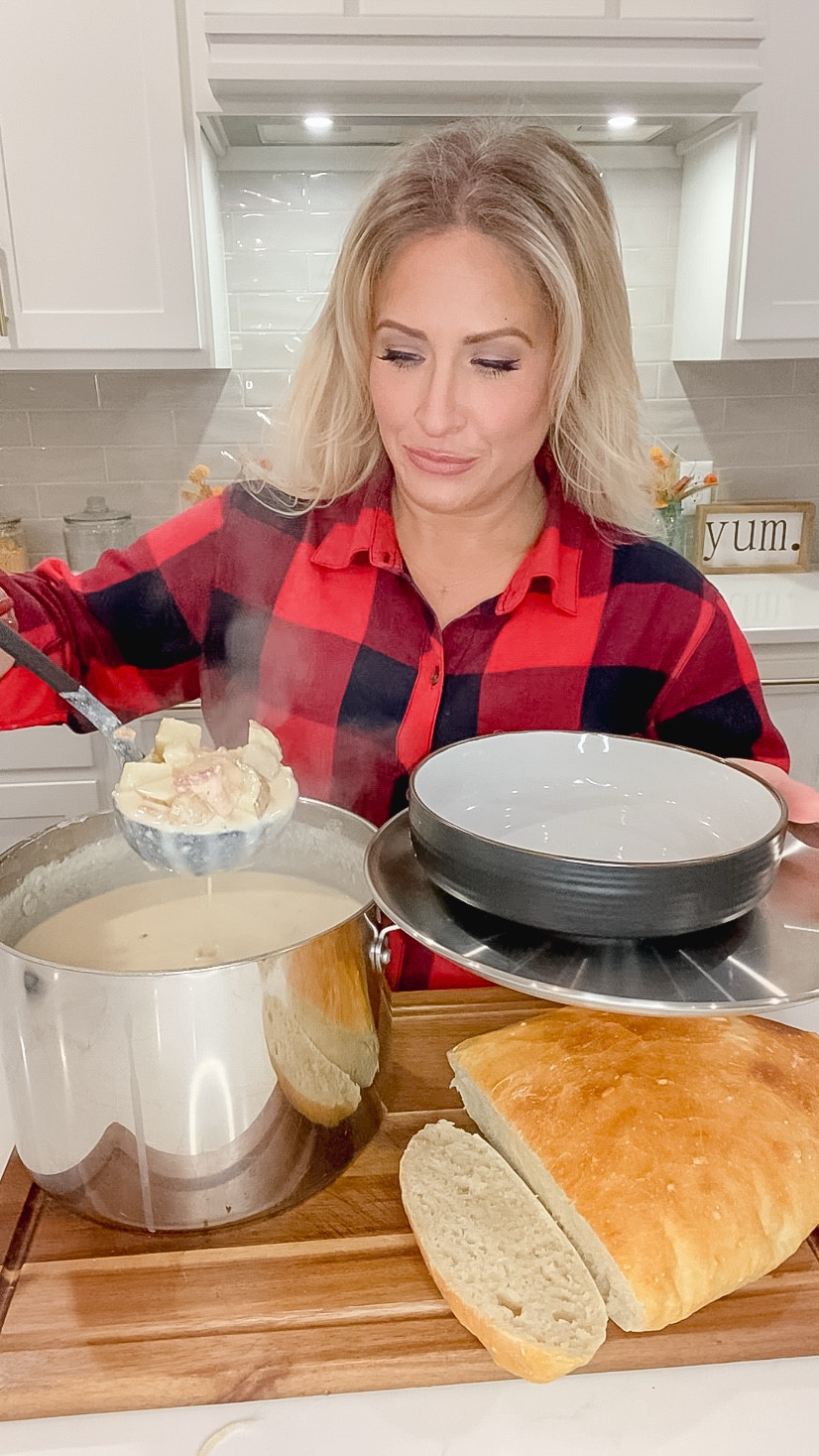 Loaded potato soup recipe linked on my Instagram and YouTube!

#LTKOver40 #LTKHome #LTKFamily