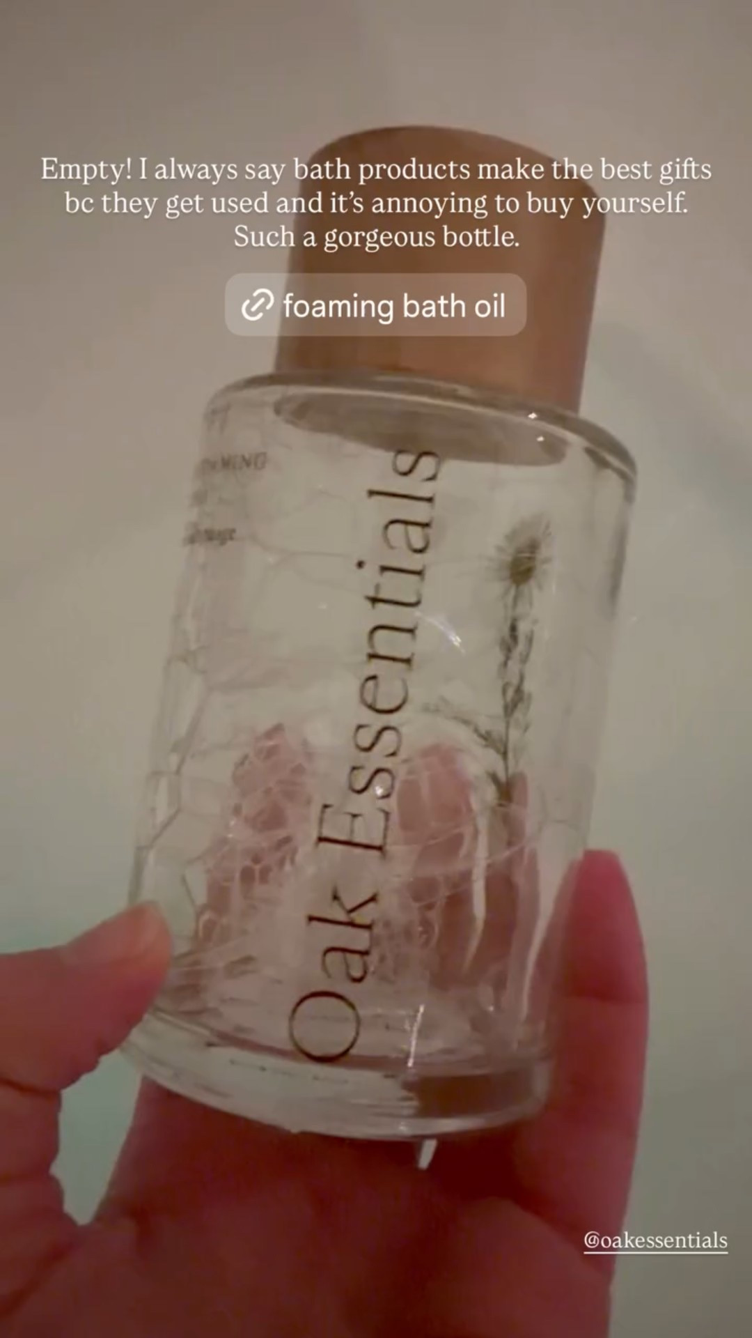 Oak Essentials foaming bath oil! Makes a great gift or present for yourself!  

#LTKBeauty #LTKselfcare #LTKValentine