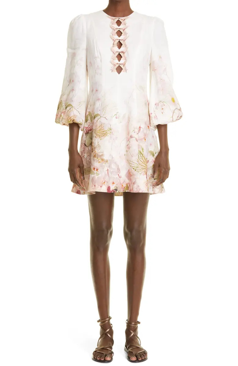 Zimmermann Zimmerman Dancer Hummingbird Detail Minidress | Nordstrom | Nordstrom