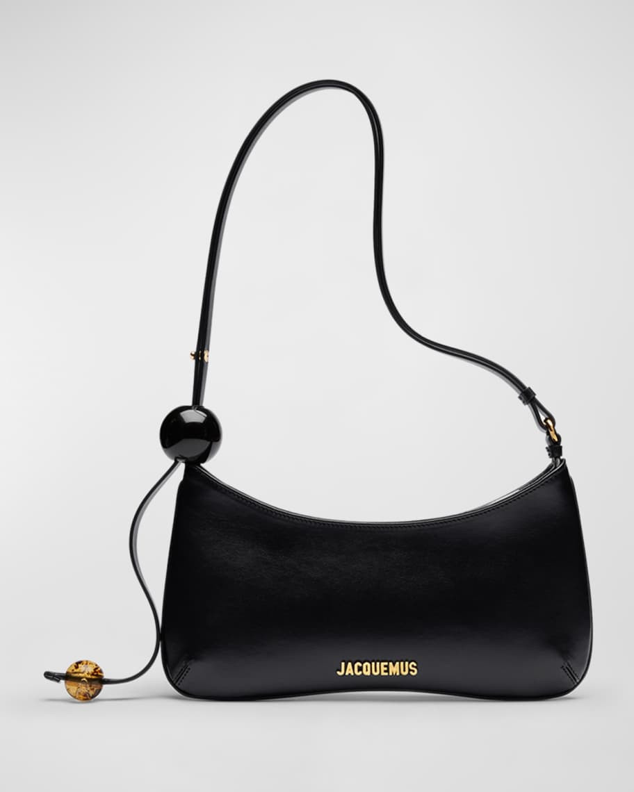 Jacquemus Le Bisou Perle Leather Shoulder Bag | Neiman Marcus