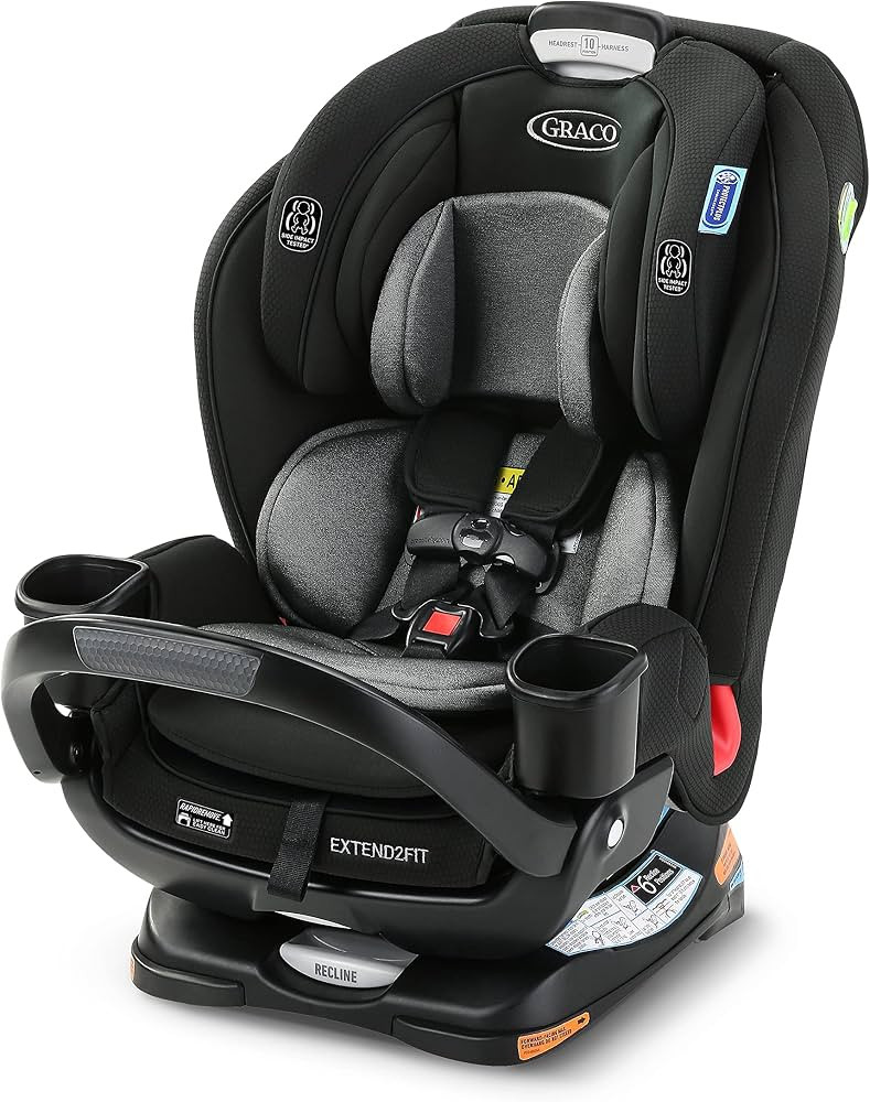 Graco Extend2Fit 3 in 1 Car Seat Featuring Anti-Rebound Bar, Ride Rear Facing Longer, Up to 50 Po... | Amazon (US)