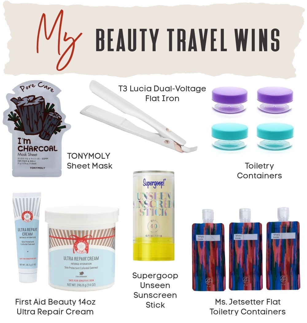 ✈️💄 TRAVEL BEAUTY FAILS… and a few Wins 💄✈️

After 10+ years of full-time travel and 500+ flights, I should have beauty packing down to a science... right? WRONG. 😅 No matter how many trips I take, I still manage to make some beauty blunders along the way, and I know I’m not the only one!

Here are a few of my most recent travel beauty fails (and the hero products that saved the day):

⚡️Flat Iron Fail in Tokyo: Brought the wrong straightener (even though it was dual voltage!), and it didn’t work anywhere. Frizz city. 🙃 From now on, I’m only traveling with my T3 flat iron.

❄️ My Skin vs. Winter: No Contest: My dry skin did not survive a Japanese winter. Enter: First Aid Beauty. I’m testing it now and hoping it’s the solution I need.

🧼 Forgot My Makeup Wipes: Had flawless makeup for LTKCon... but no way to take it off. Thankfully, I remembered my reusable Body Shop wipes from a past travel fest tote bag 🙌

💍 Forgot Jewelry (Again): Outfits on point. Accessories? Nowhere to be found. I really need a proper travel jewelry organizer…

🧳 Toiletry Bag Zipper Disaster: Found a cute bag at a discount store, only for the zipper to break on day one. Pro tip: bad zippers ruin great trips. That’s why I only use YKK zippers in my Compass Rose Packing Cubes!

✨ BUT it isn’t all fails…

✅ WIN: Flat toiletry containers from Kitsch + Ms. Jetsetter. I’ll never go back to bulky bottles. Flat = freedom.

✅ WIN: Supergoop Unseen Stick SPF 50. My go-to sunscreen for Thailand, small enough to toss in any bag, easy enough for the whole family to reapply.

✅ WIN: TonyMoly sheet masks. Obsessed. Especially the charcoal one. Hotel skincare just hit differently.

#TravelBeautyFails #PackingTips #TravelFashionGirl #TravelBeauty #FlatIronFail #SupergoopLove #ToiletryStruggles #TravelSkincare #GlobetrotterGlow #RealTalkTravel

#LTKBeauty #LTKTravel