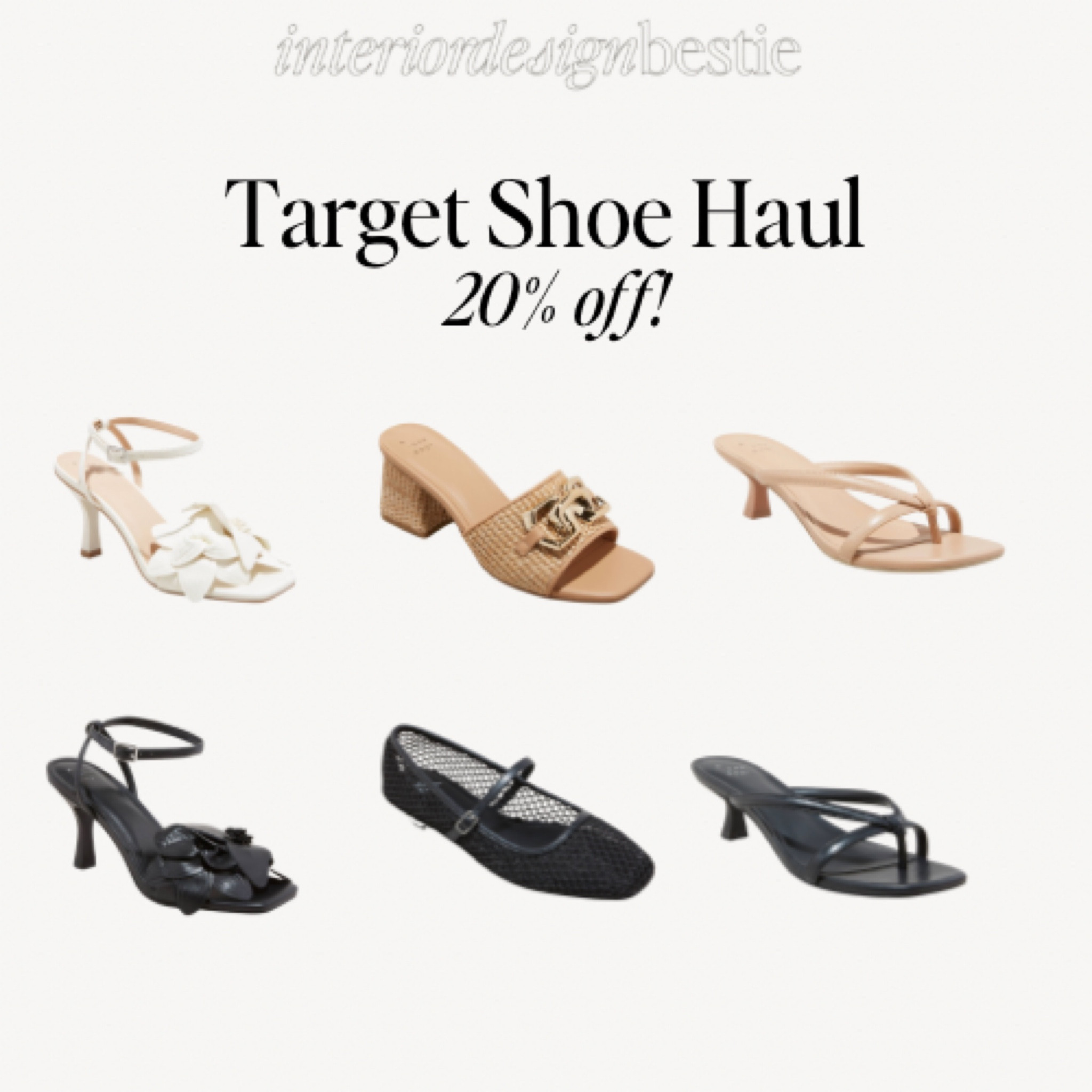 Target Shoe Haul—ALL SHOES ARE 20% OFF!

#LTKfindsunder100 #LTKSeasonal #LTKSpringSale