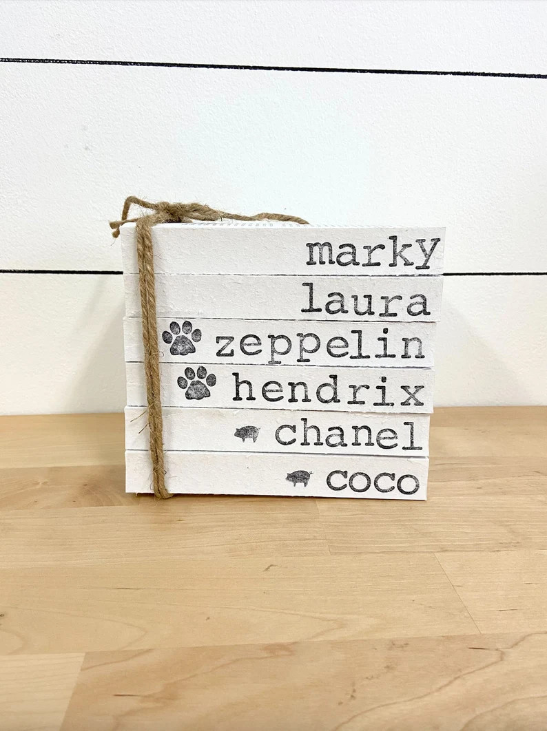 BLANK Premiere Stamped Books | Etsy (US)