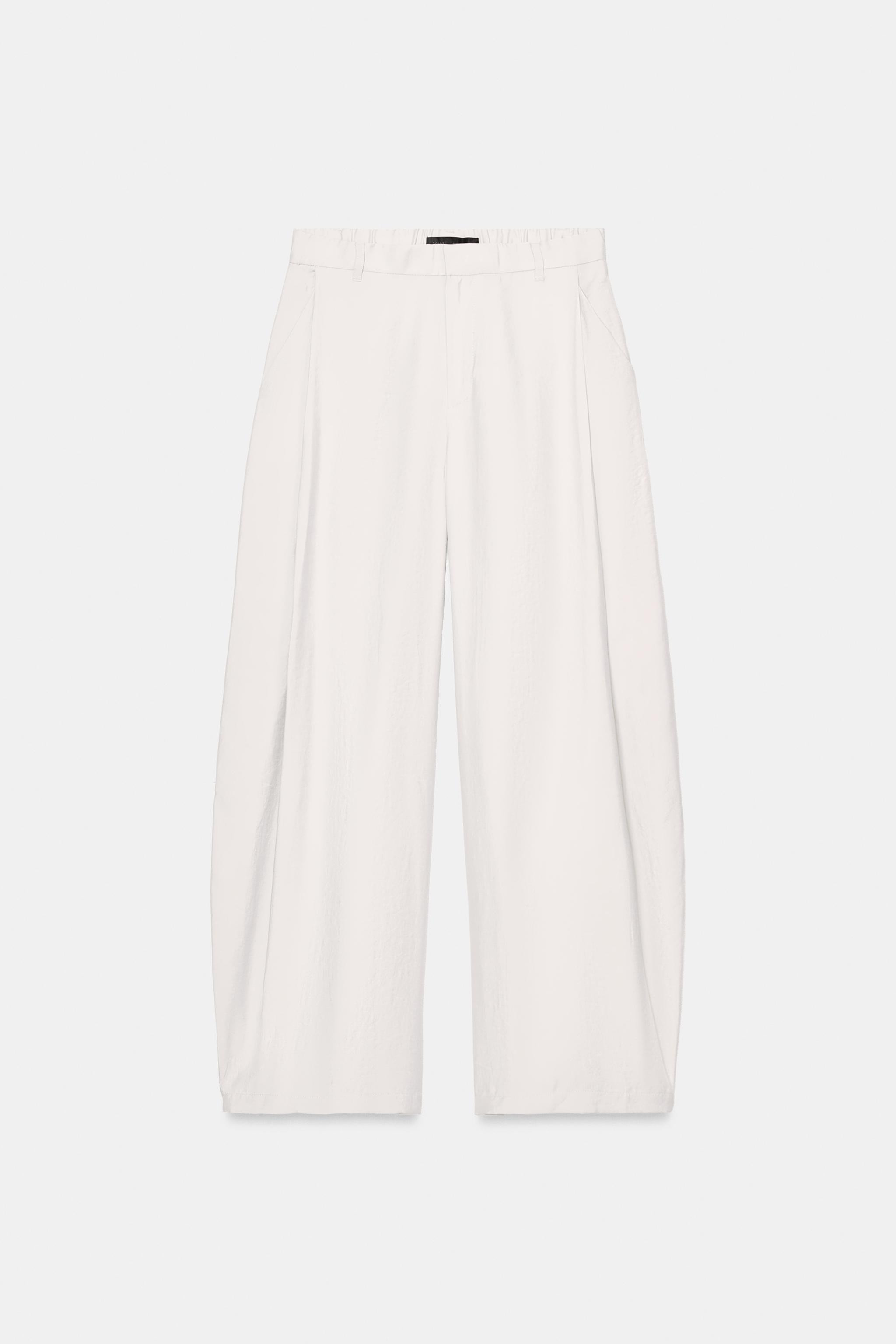 FLOWY PLEATED PANTS | Zara US
