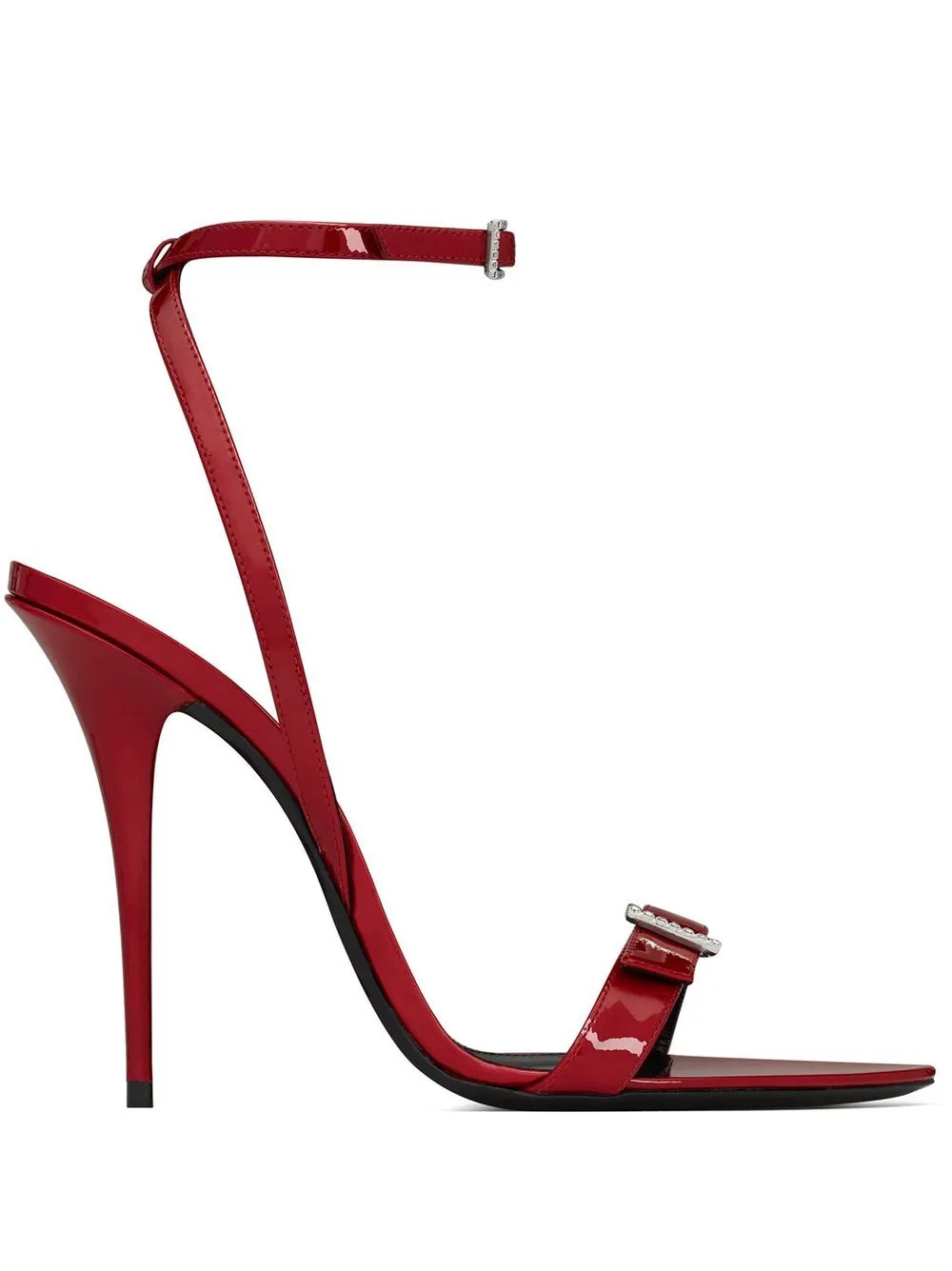 Saint Laurent Gippy 110mm Buckled Sandals - Farfetch | Farfetch Global