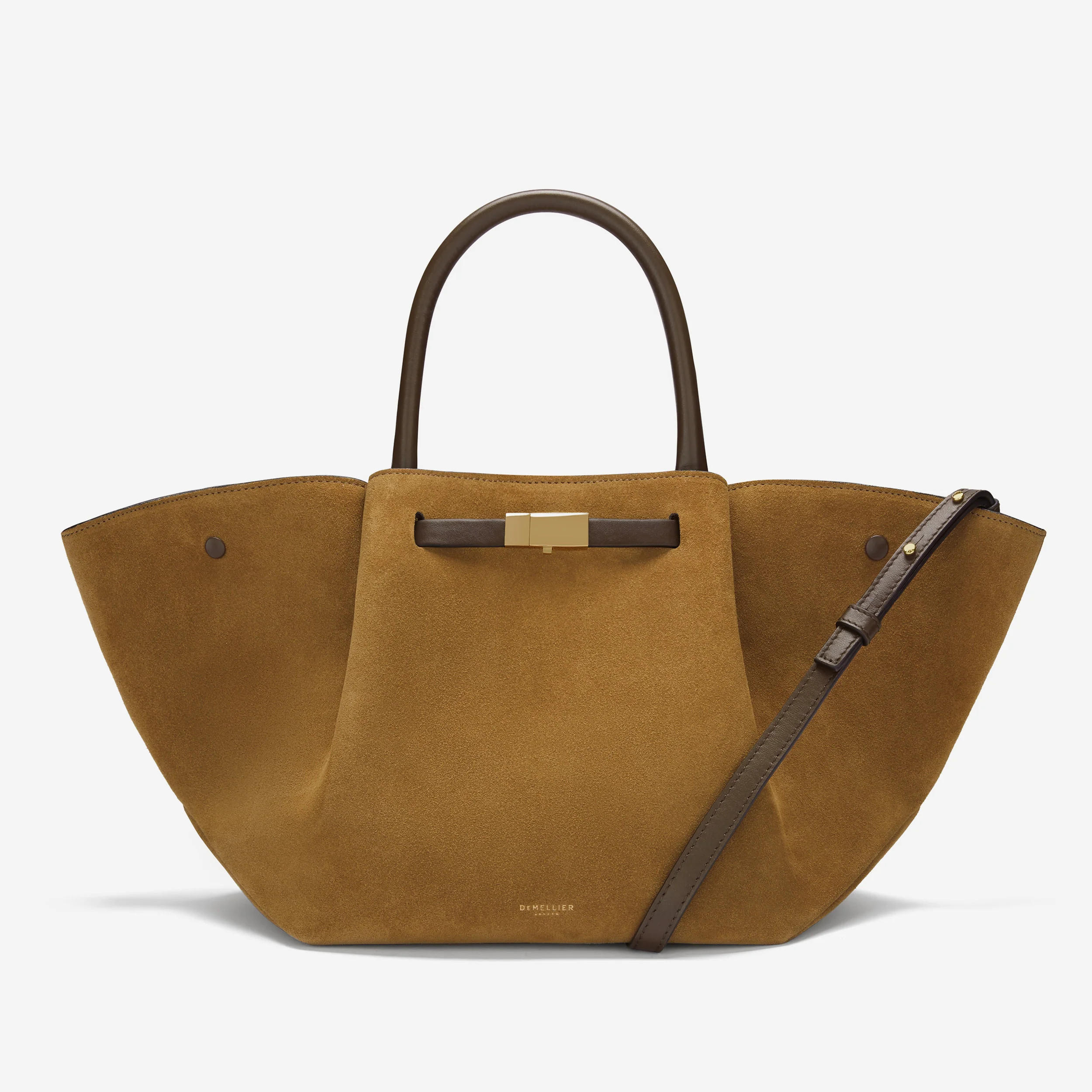 The Midi New York | Caramel Suede & Mocha Smooth | DeMellier | DeMellier