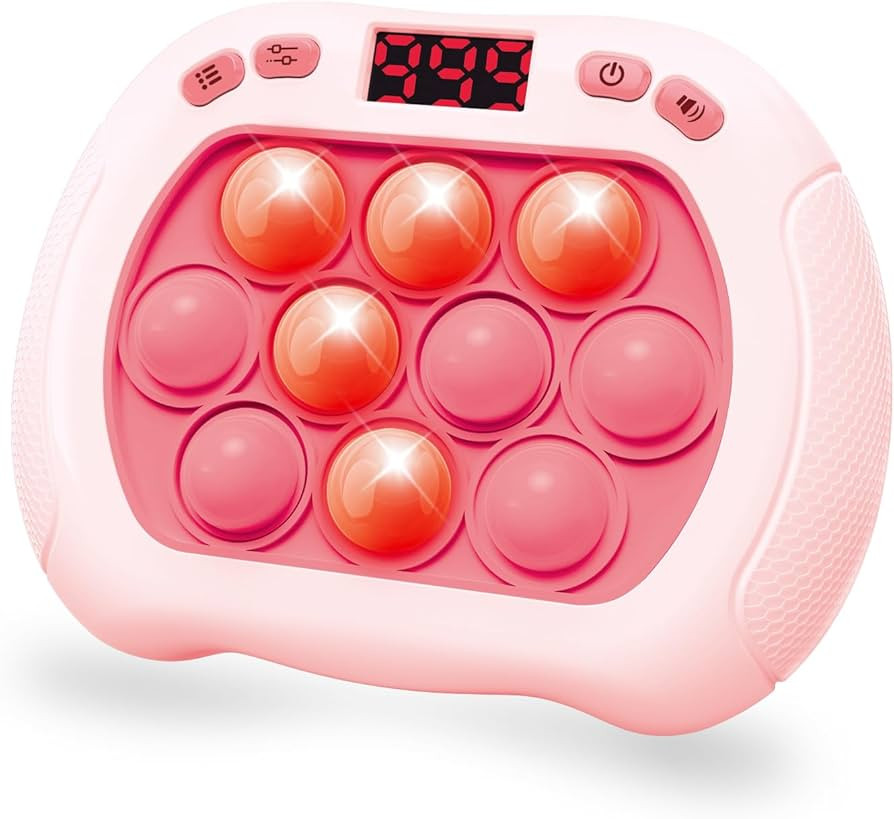 Intoypad Pop Game Light Up Fidget Toy for Kids, 6 Modes LED Screen Quick Push Controller Electric... | Amazon (US)