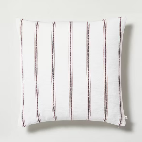 Vertical Stripe Throw Pillow - Hearth & Hand™ with Magnolia | Target